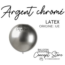 Mini Ballons 12 cm chromés Balloon Designer – Couleurs exclusives