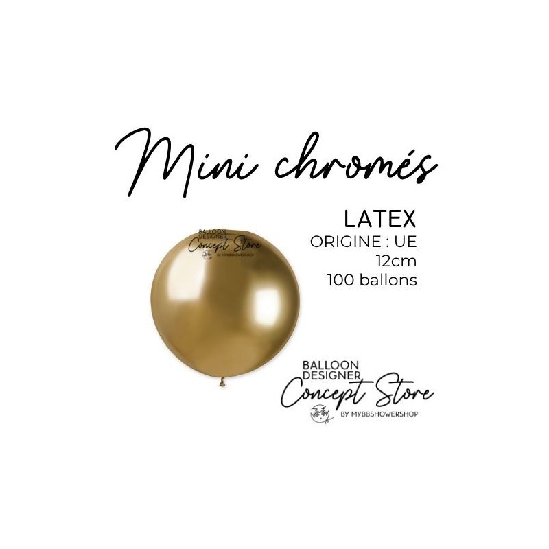 Mini ballons chromés Mini ballons chromés