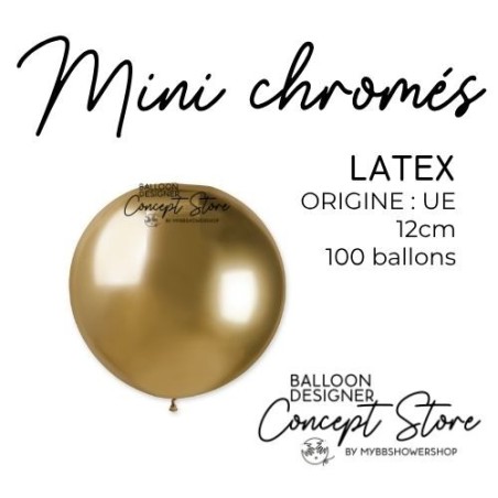 Mini ballons chromés