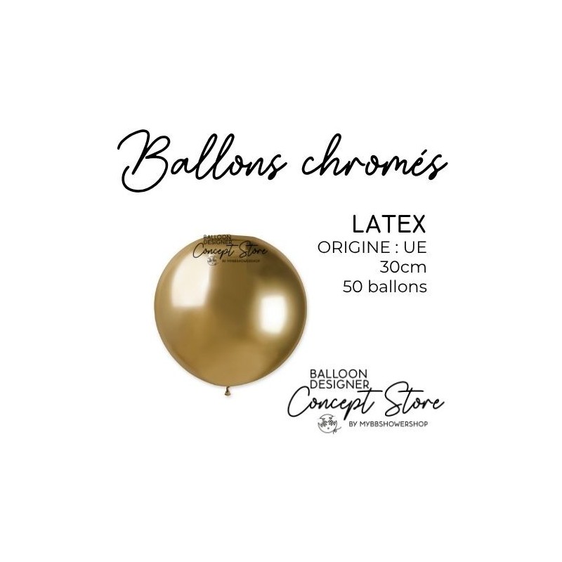 Ballons 30 cm chromés Balloon Designer – Couleurs exclusives Ballons 30 cm chromés Balloon Designer – Couleurs exclusives