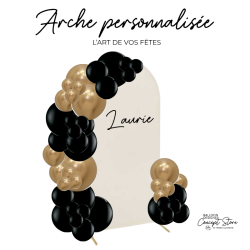 Formule déco personnalisée Ballons + Personnalisation 3D + Location Backdrop – Balloon Designer Concept Store