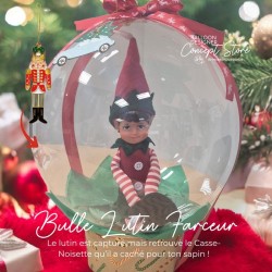 Cadeau Ballon Bulle de Noël Personnalisée