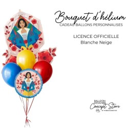 Bouquet de ballons Blanche Neige – Ballons personnalisés biodégradables & aluminium Disney