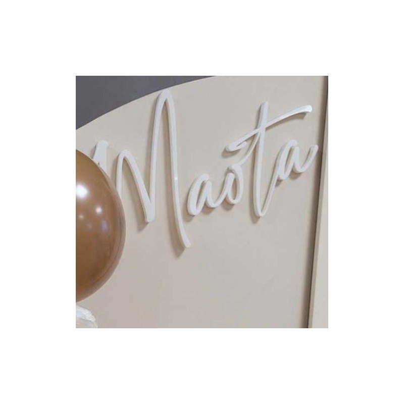 Prénom 50cm ou Mot personnalisé dans nos ateliers