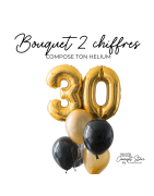 Bouquet 2 Ballons Chiffre